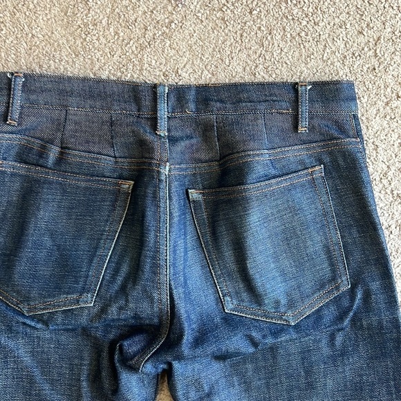 A.P.C. Petit Standard Raw Japanese Selvedge Indigo Slim Straight Leg Jeans - Picture 10 of 16
